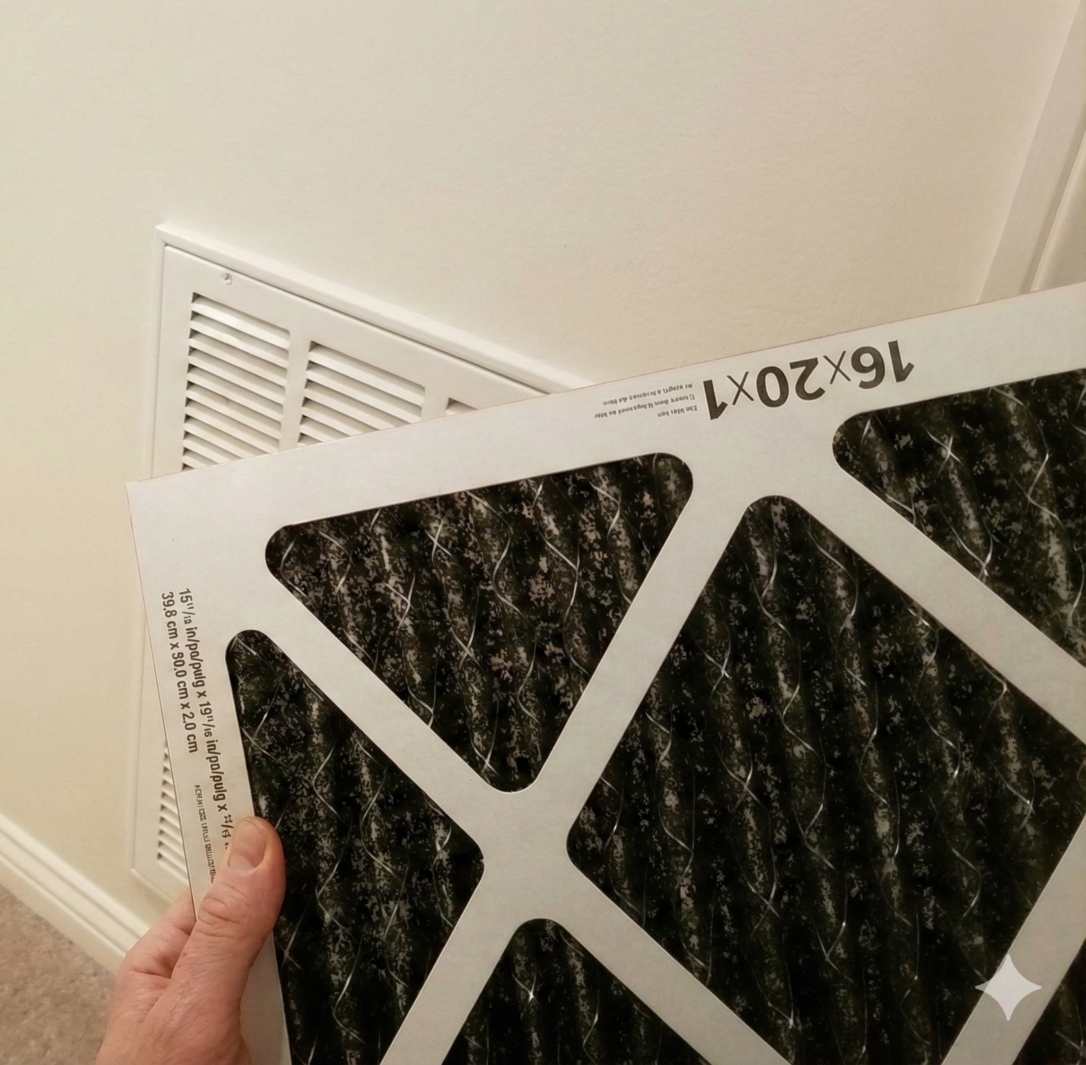 HVAC filter maintenance